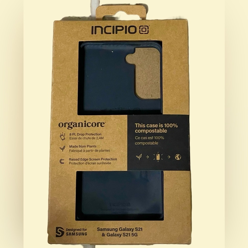 INCIPIO S21 case-Organicore Charcoal Case - For Samsung Galaxy S21 5G